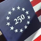 Hand Painted Semiquincentennial USA 250th Anniversary Flag